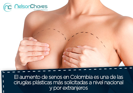 Ciruga plstica en Colombia de aumento de senos 