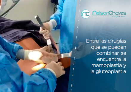 Cirujano Plstico Realizando una Gluteoplastia