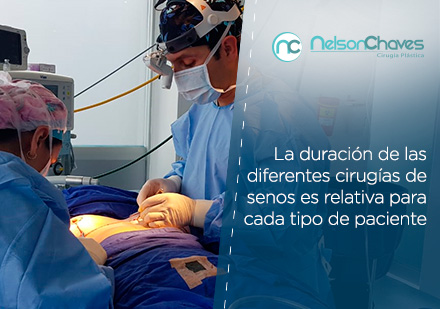 El Tiempo de la Intervención Definirá el Precio de una Mamoplastia Cirugía de Senos por un Cirujano Plástico