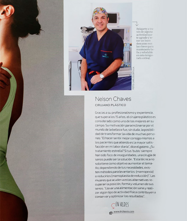 Dr. Nelson Chaves Entre los Mejores Cirujanos Plásticos